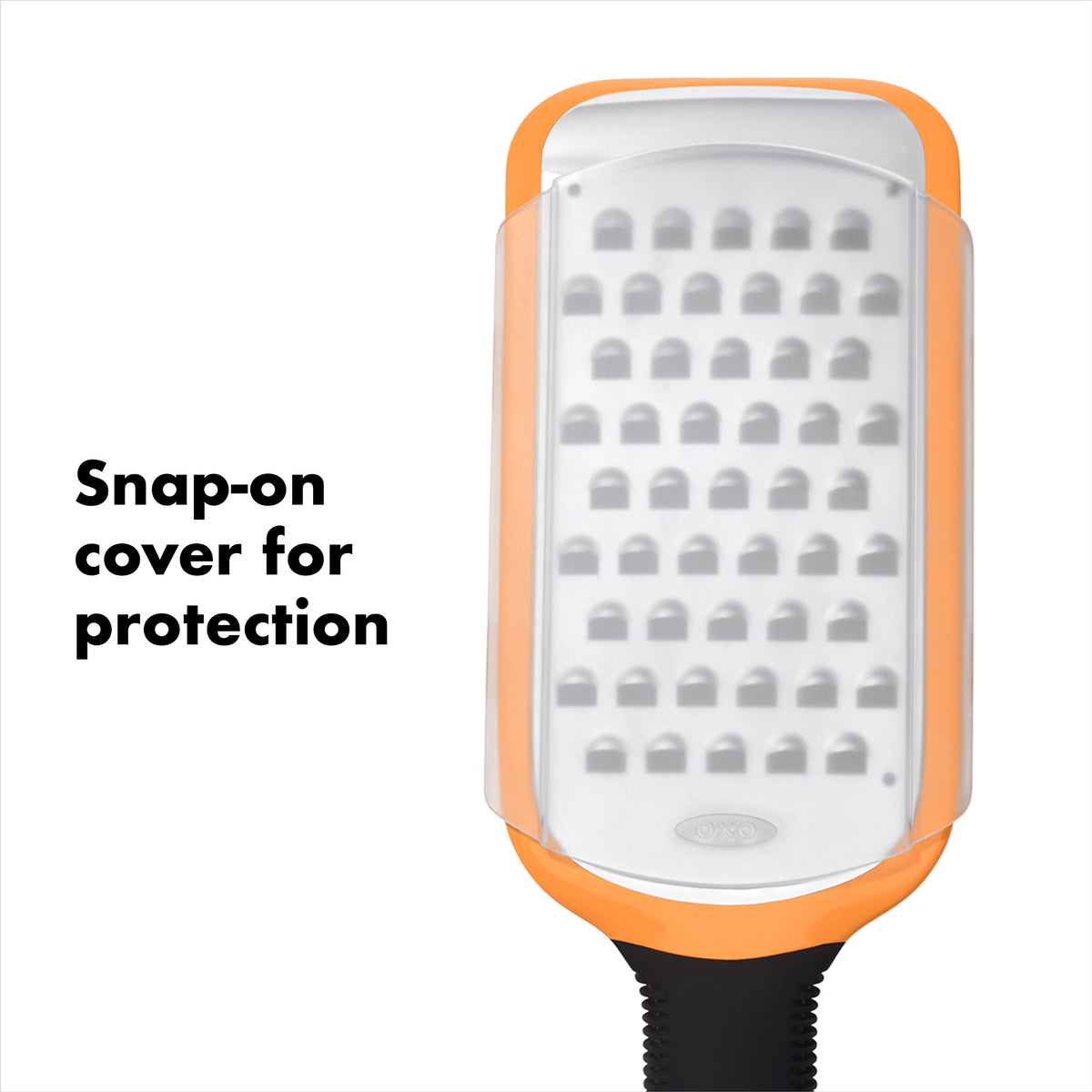 OXO Good Grips non-slip foot provides stable grating control