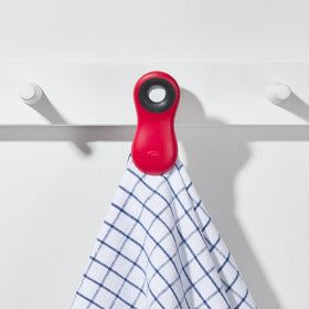 OXO clips feature non-slip mouths to grip items securely.