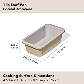 OXO Good Grips loaf pan heavy-gauge steel construction for steady heat