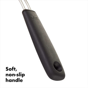 OXO Good Grips Nylon Flexible Turner lifts cookies from a sheet safely.