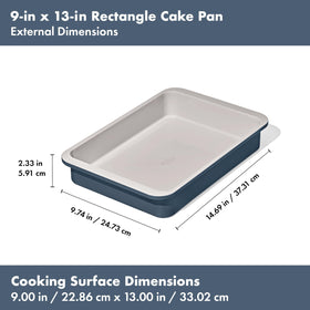 OXO Good Grips pan with dimension markings for easy recipe matching