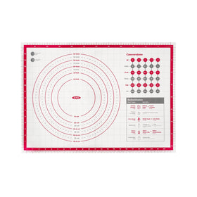 OXO Good Grips pastry mat with non-slip surface protects counters while rolling.