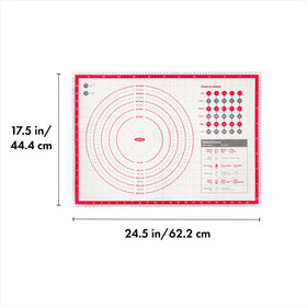 OXO Good Grips pastry mat showcases non-stick surface for easy dough release.
