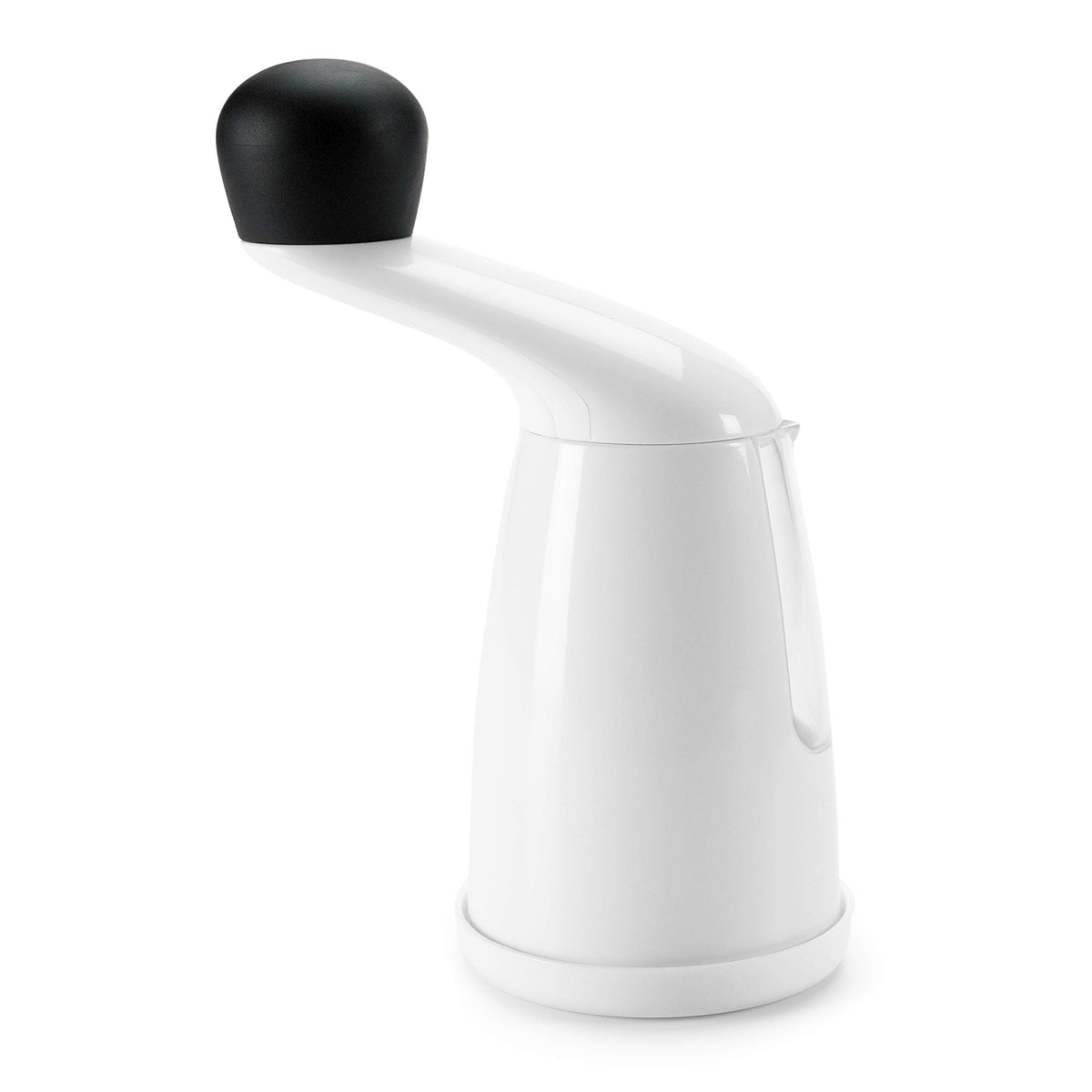 OXO Good Grips pepper mill on counter ready to season.