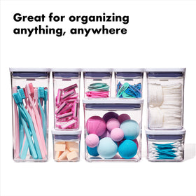 OXO Good Grips POP BPA-free construction offers safe, reusable storage.