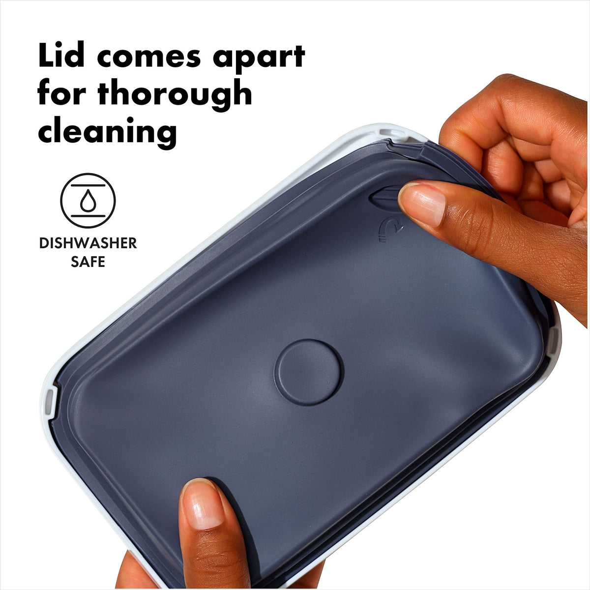 OXO Brown Sugar Saver disk helps keep brown sugar soft and ready.