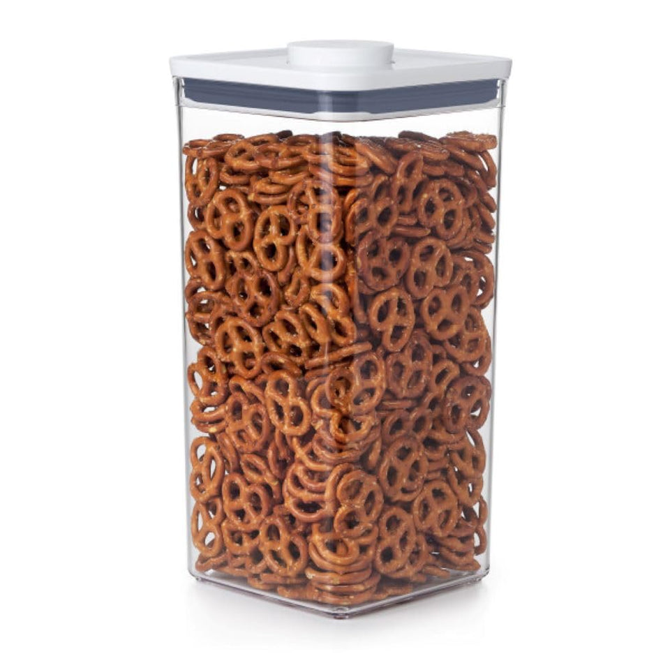 OXO Good Grips POP container, big square tall 6qt, airtight seal preserves dry foods.
