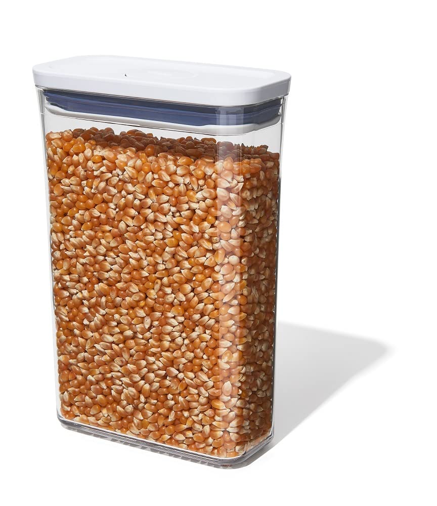 OXO Good Grips POP Container showing airtight seal for fresh contents