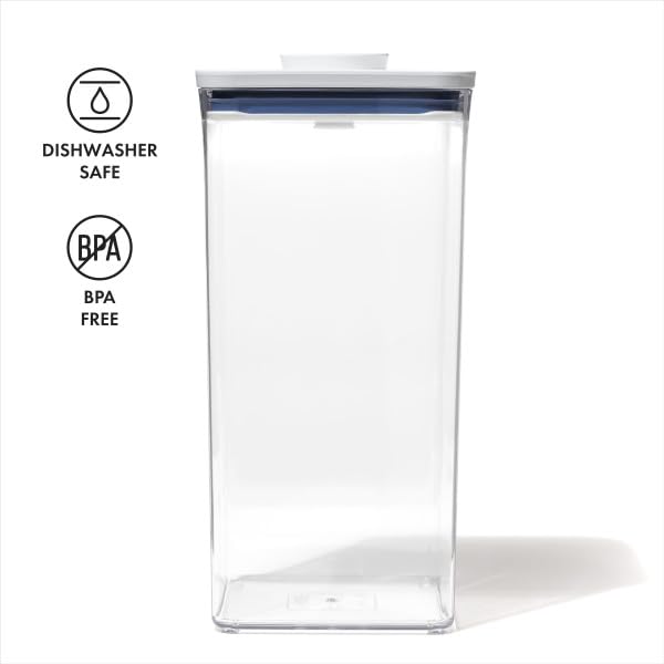 OXO Good Grips POP container BPA-free construction for safe storage.