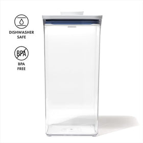 OXO Good Grips POP container BPA-free construction for safe storage.