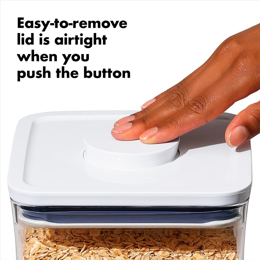 Fill line on OXO POP Container for precise storage