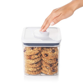 OXO Good Grips POP fill-line visibility helps portion and dispense flour or cereal.