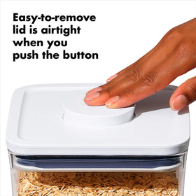 OXO Good Grips POP fill line helps portion and measure ingredients.