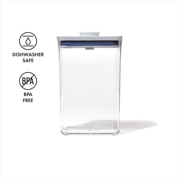 Kitchen organization with OXO Good Grips POP for tidy shelves.