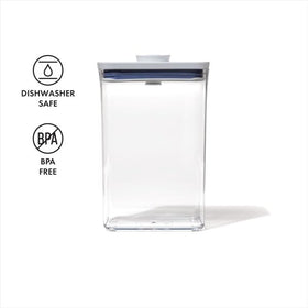 Kitchen organization with OXO Good Grips POP for tidy shelves.