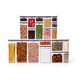 OXO Good Grips POP set pantry collection keeps dry foods neatly stored