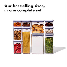 OXO Good Grips POP two-point-two quart container ideal for spices and grains.