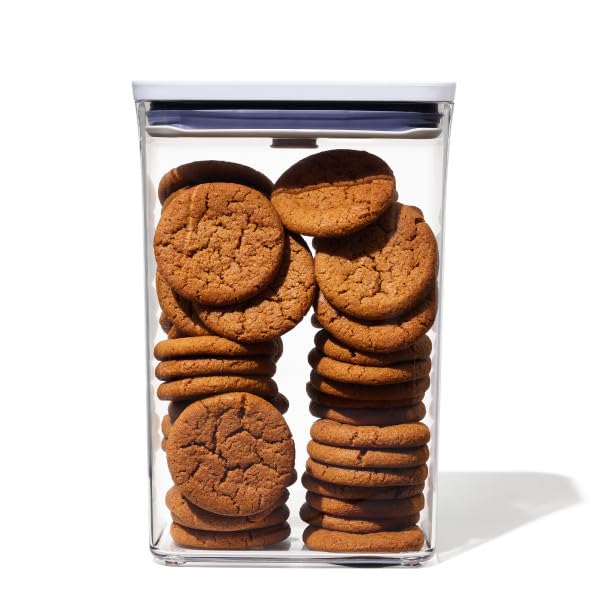 Versatile use of OXO POP container beyond traditional kitchens.