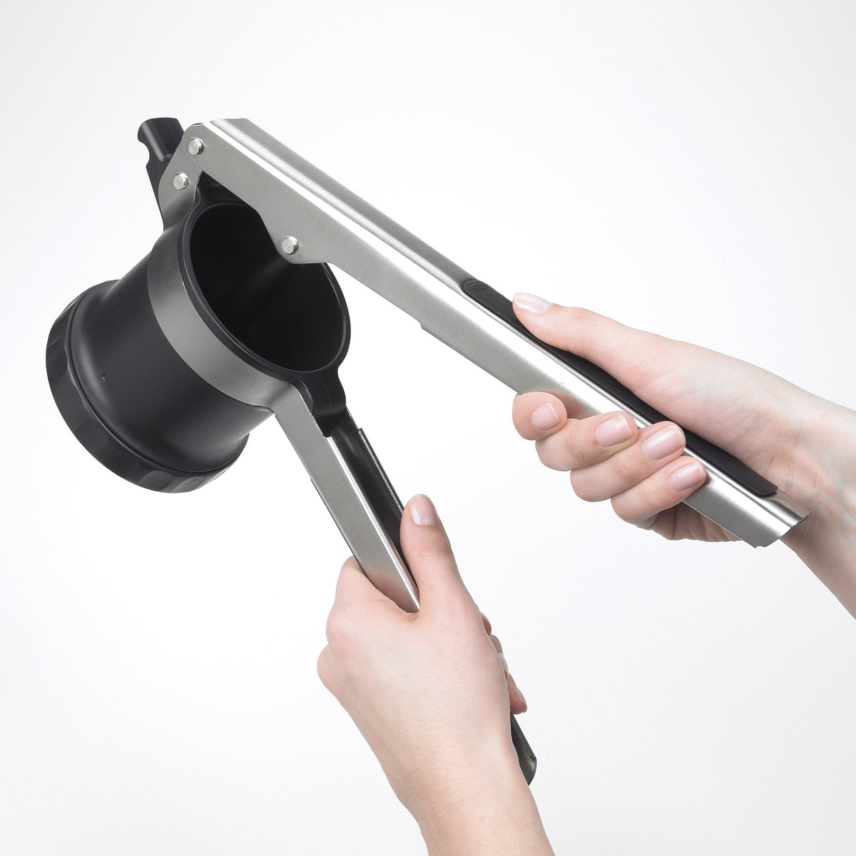 OXO Good Grips 3-in-1 potato ricer fine setting for fluffy mash