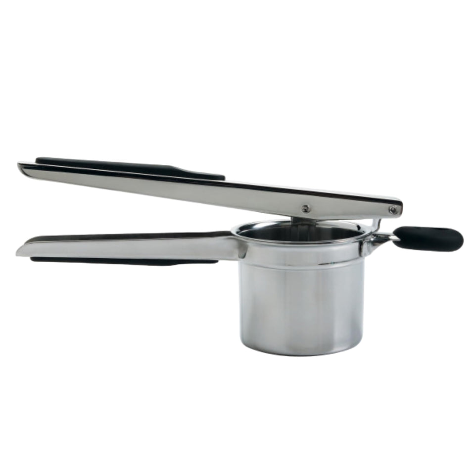OXO Good Grips potato ricer over a bowl for smooth, fluffy mash