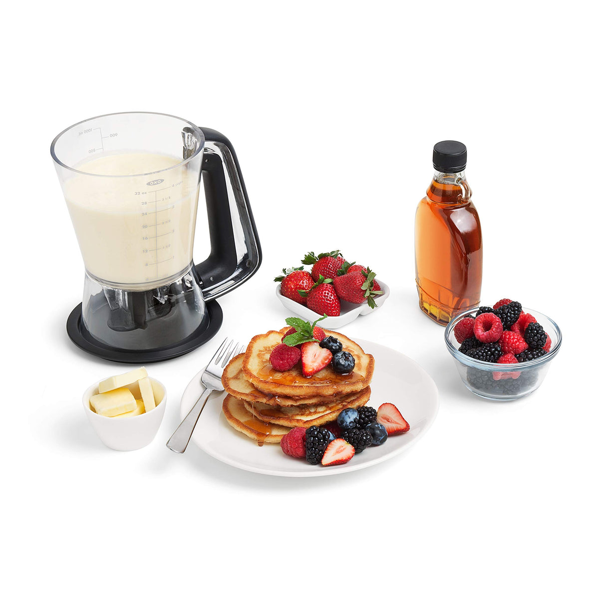 OXO Good Grips batter dispenser BPA-free body for safe kitchen use