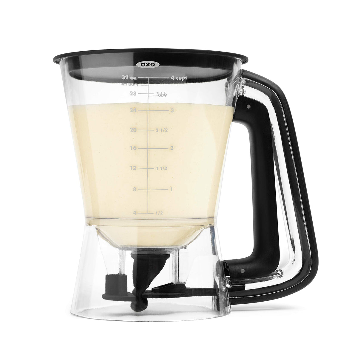OXO Good Grips batter dispenser removable valve for quick cleanup