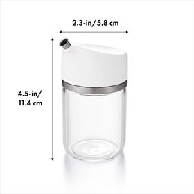 OXO Good Grips Precision Pour Dispenser close-up of the drip-free spout