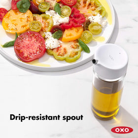 OXO Good Grips drip-free spout reducing mess during cooking