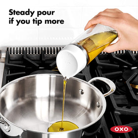 OXO Good Grips 12 oz bottle suitable for oil, vinegar, and soy sauce