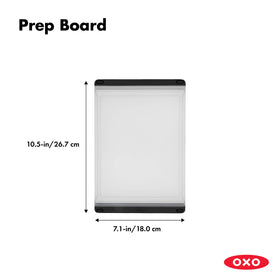 OXO Good Grips Prep Board double sided design separates meat and produce
