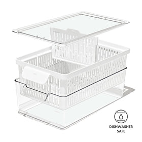 OXO Good Grips Produce Saver BPA-free and dishwasher safe.