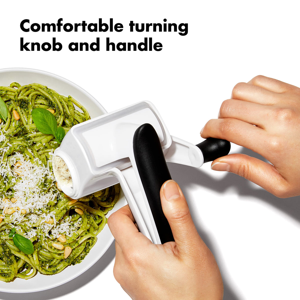 OXO Good Grips Rotary Grater is dishwasher safe for easy cleanup