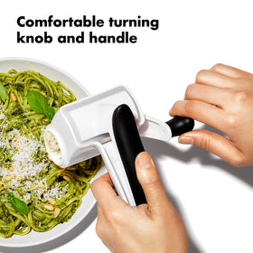 OXO Good Grips Rotary Grater is dishwasher safe for easy cleanup