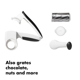 OXO Good Grips Rotary Grater soft non-slip handle for comfortable use