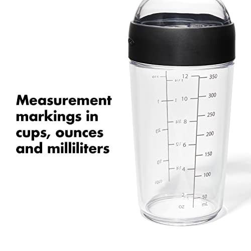 OXO Good Grips Shaker with top open for convenient ingredient loading.
