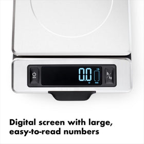 OXO Good Grips scale with removable platform for effortless cleaning after cooking
