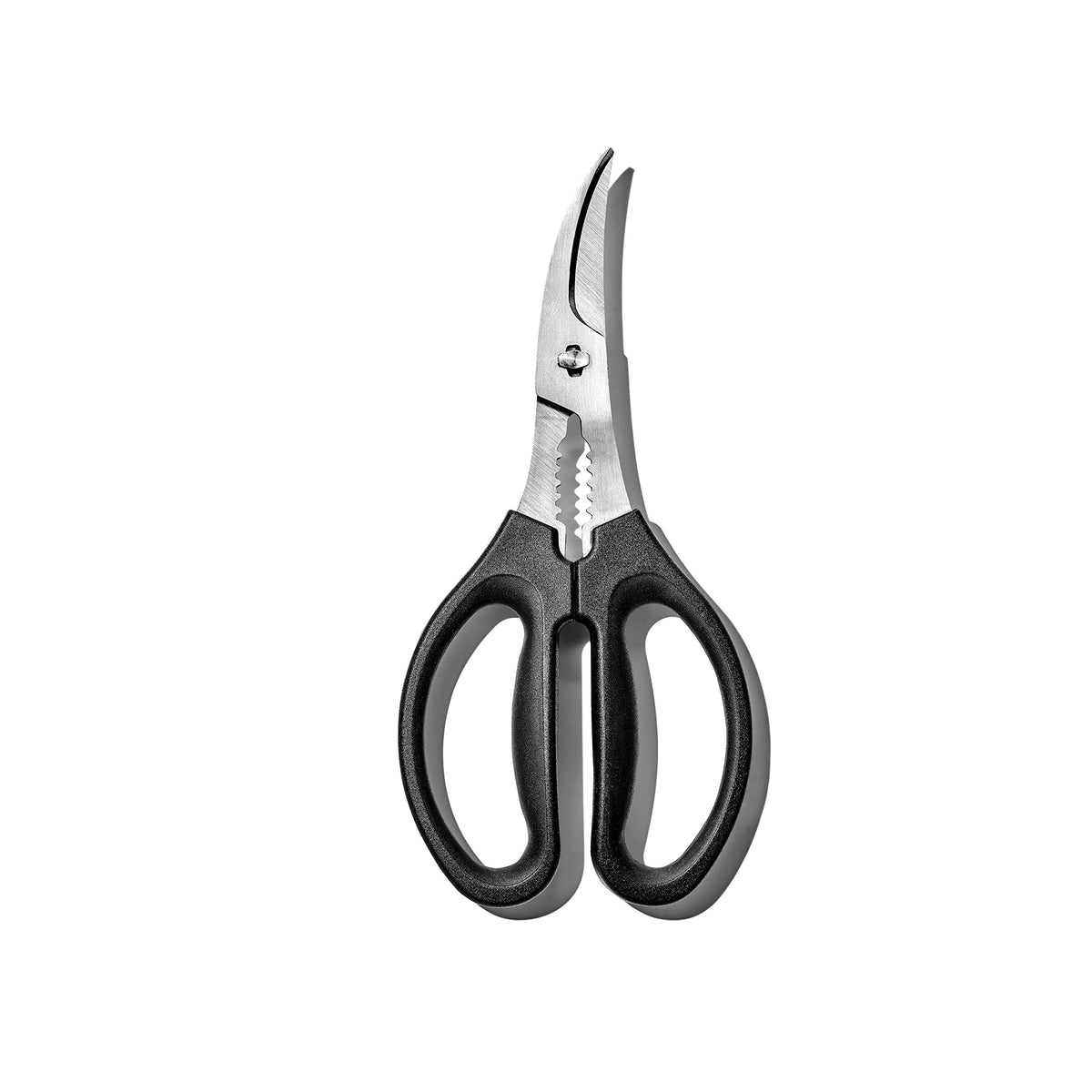 OXO Good Grips Seafood Scissors main view with sharp blades for shells.