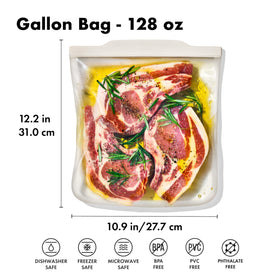 OXO Good Grips silicone bag on the go fits in tote or backpack.