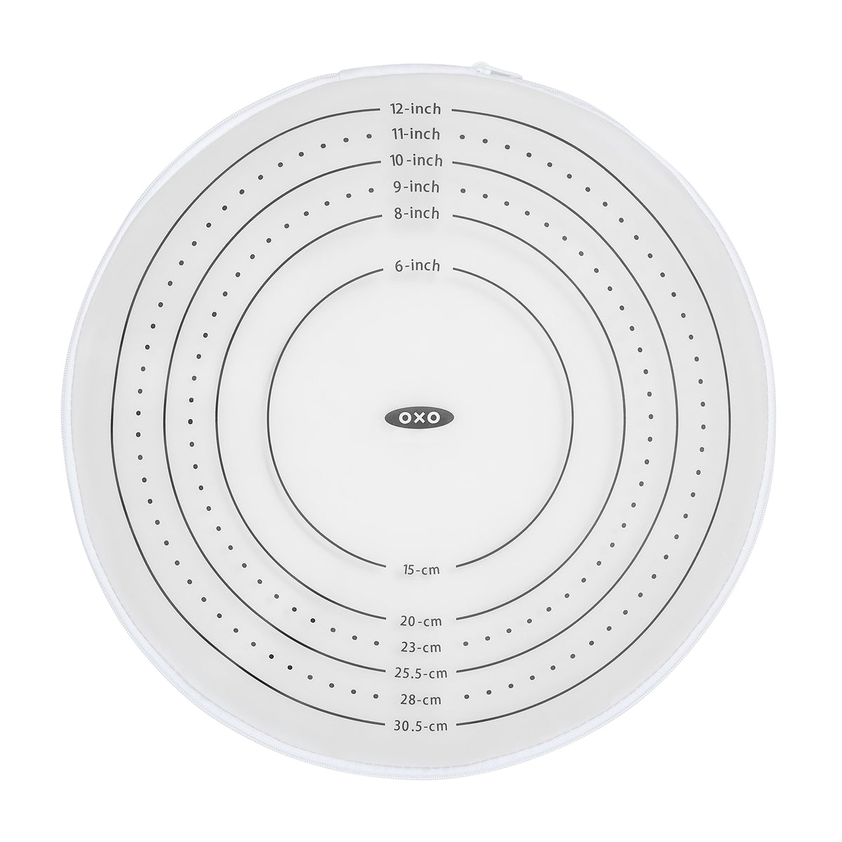 OXO Good Grips smooth silicone surface aids comfortable handling for pies