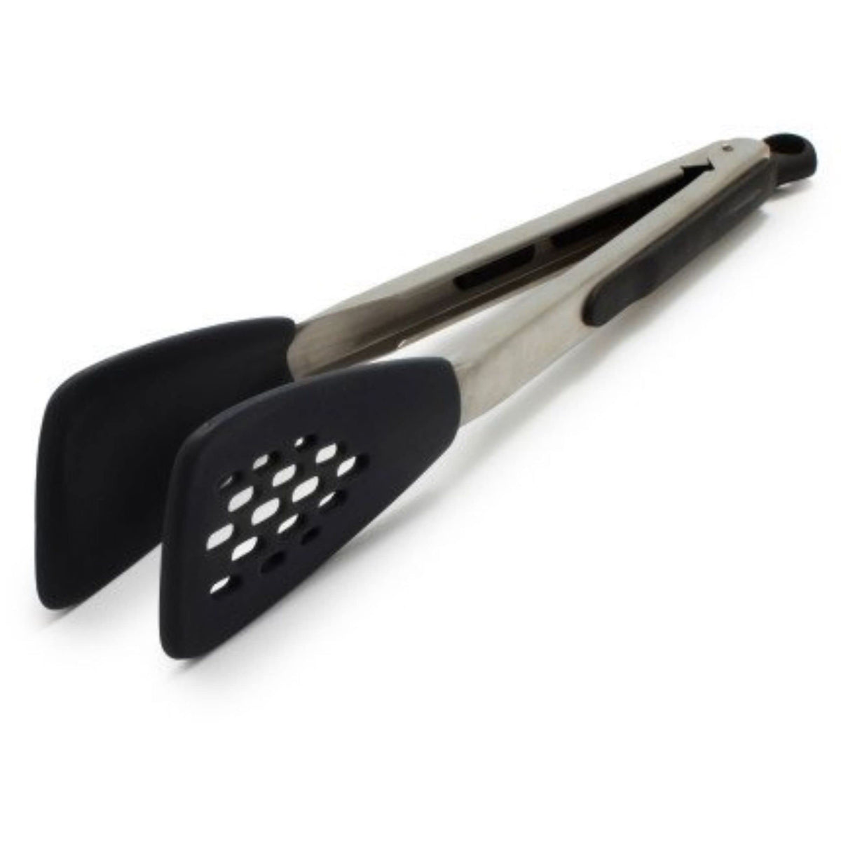 OXO Good Grips silicone flexible tongs dual-head design for versatile cooking tasks
