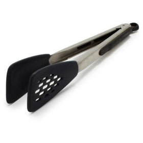 OXO Good Grips silicone flexible tongs dual-head design for versatile cooking tasks
