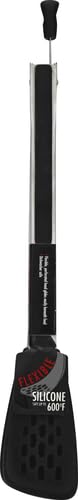 OXO Good Grips silicone flexible tongs perforated head drains grease