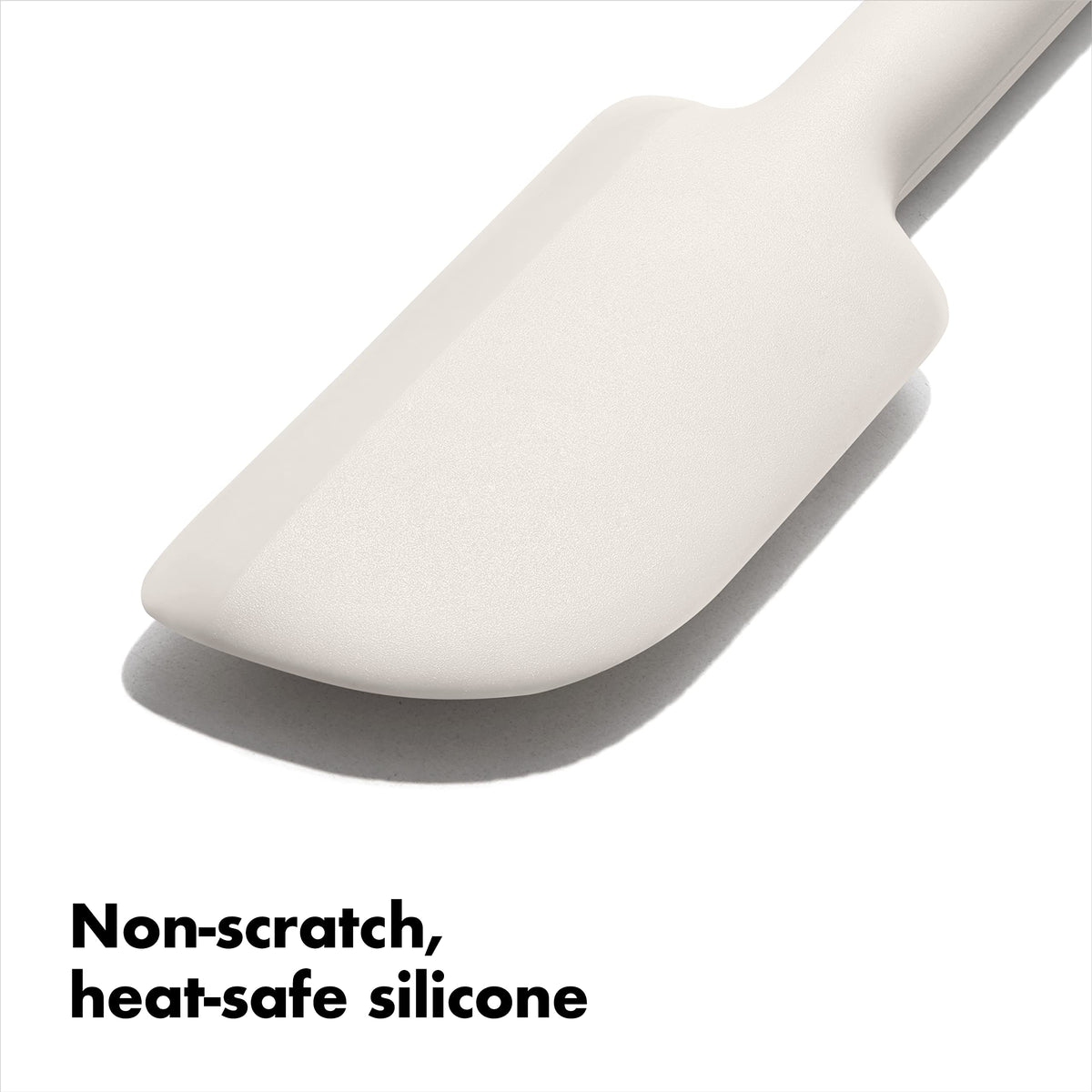 OXO Good Grips silicone jar spatula long-handle provides extra reach