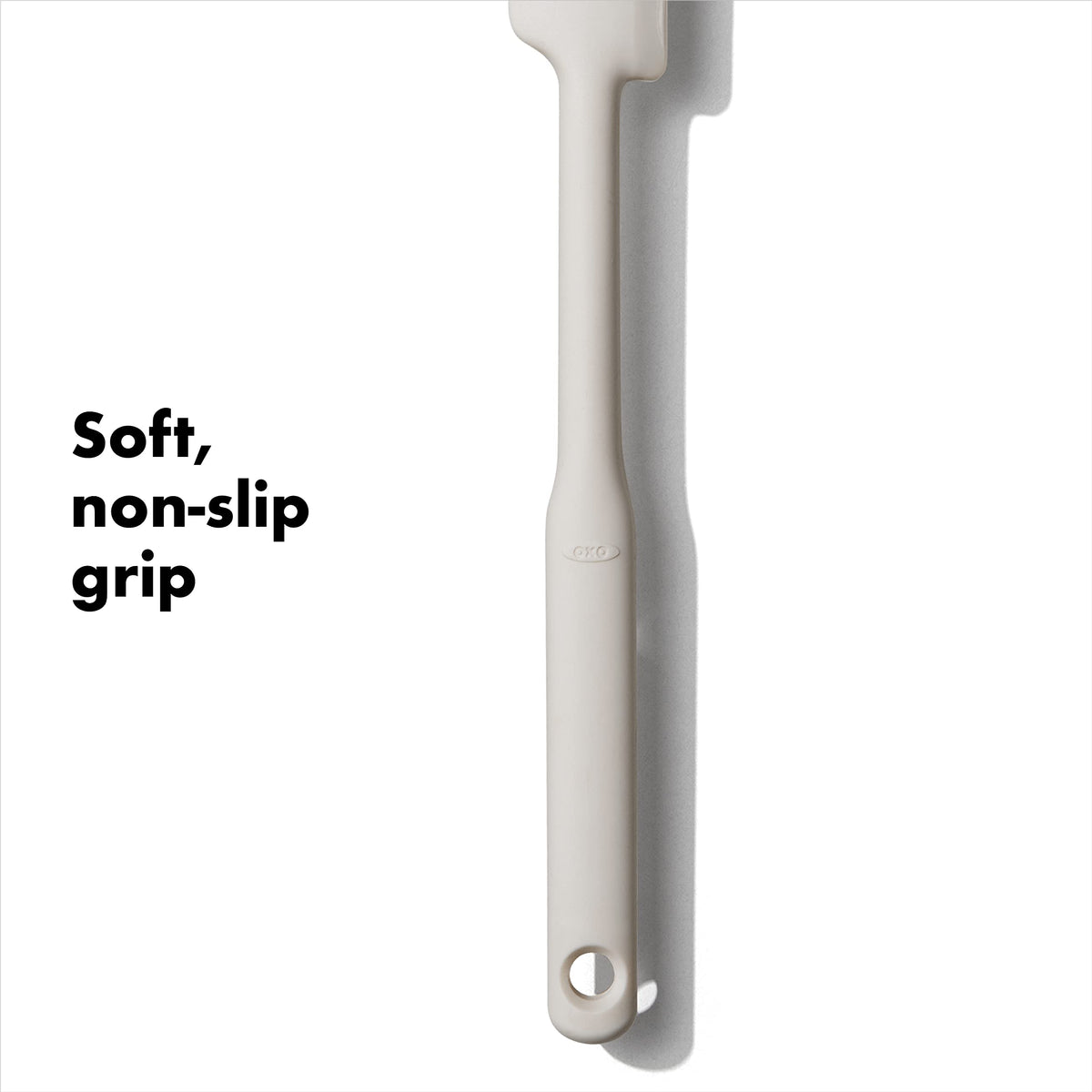 OXO Good Grips silicone jar spatula soft non-slip grip prevents slips
