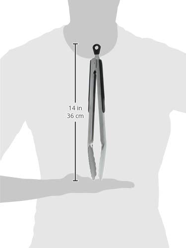 OXO Good Grips soft non-slip handles and thumb rests for comfort.