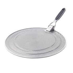 OXO Good Grips Splatter Screen with perforated stainless steel protects counters while frying