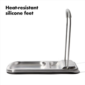 OXO Good Grips spoon rest heat-resistant feet protect countertops