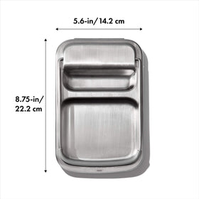 OXO Good Grips spoon rest lid holder up demonstrates 2-in-1 design