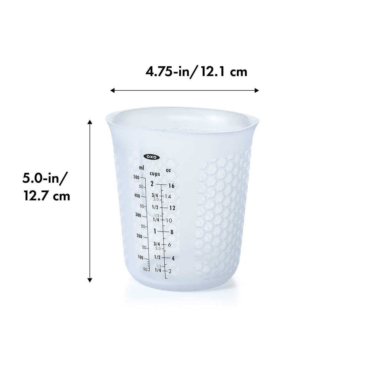 OXO Good Grips honeycomb pattern keeps hands cool during handling