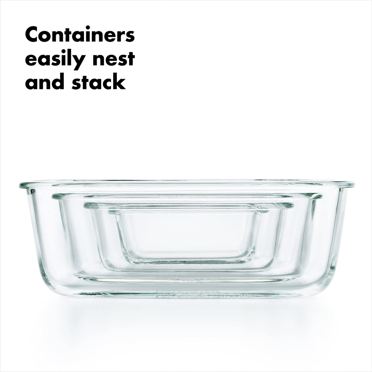 Smart Seal nests and stacks easily, keeping your fridge organized.